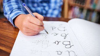 Cursive handwriting