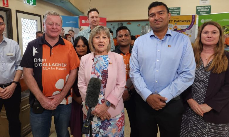 Education Minister Jo Hersey said her government was “excited” about the move away from middle schools. Picture: Darcy Fitzgerald