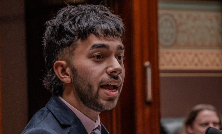 Youth shadow education minister and Youth Member for East Hills Saim Saeed. Picture: Supplied
