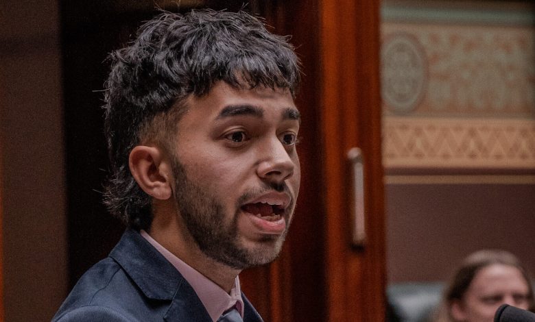 Youth shadow education minister and Youth Member for East Hills Saim Saeed. Picture: Supplied