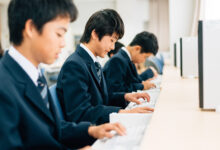 Students now complete the test online.