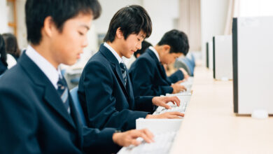 Students now complete the test online.