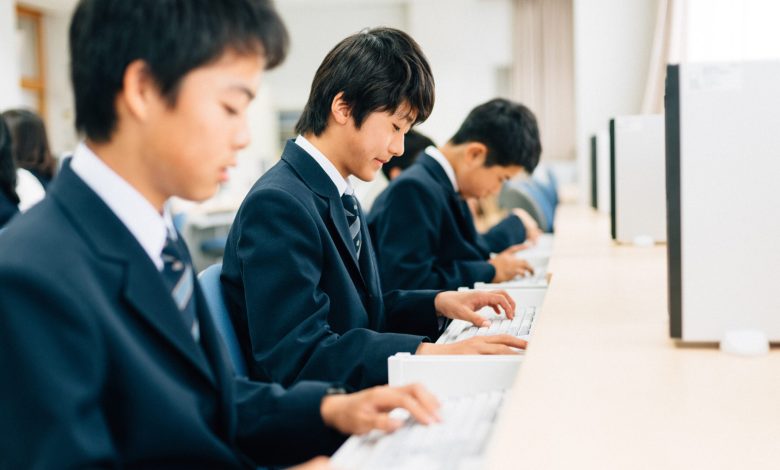 Students now complete the test online.