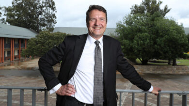 Headmaster of The Kings School Tony George. Picture: John Feder