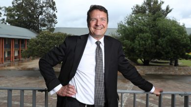 Headmaster of The Kings School Tony George. Picture: John Feder