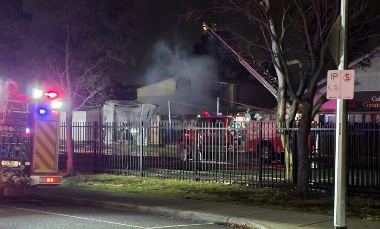 Investigations are underway into a shed fire at Cairnlea Park Primary School. Picture: Facebook
