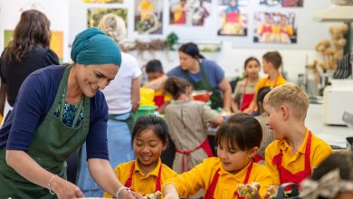 The Stephanie Alexander Kitchen Garden Program in a school. Picture: SAKGF.