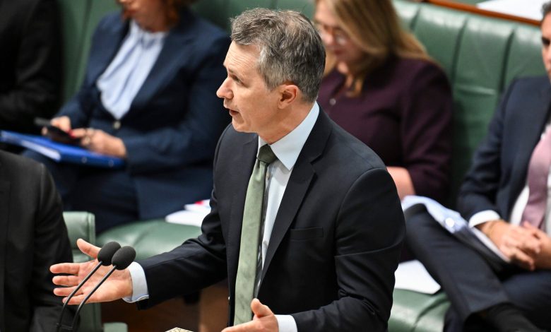 Jason Clare said students should learn why Australia is the best country in the world. Picture: Martin Ollman.