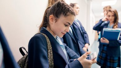 Phones, watches and earbuds will be banned from 2027. Picture: iStock/SolStock.